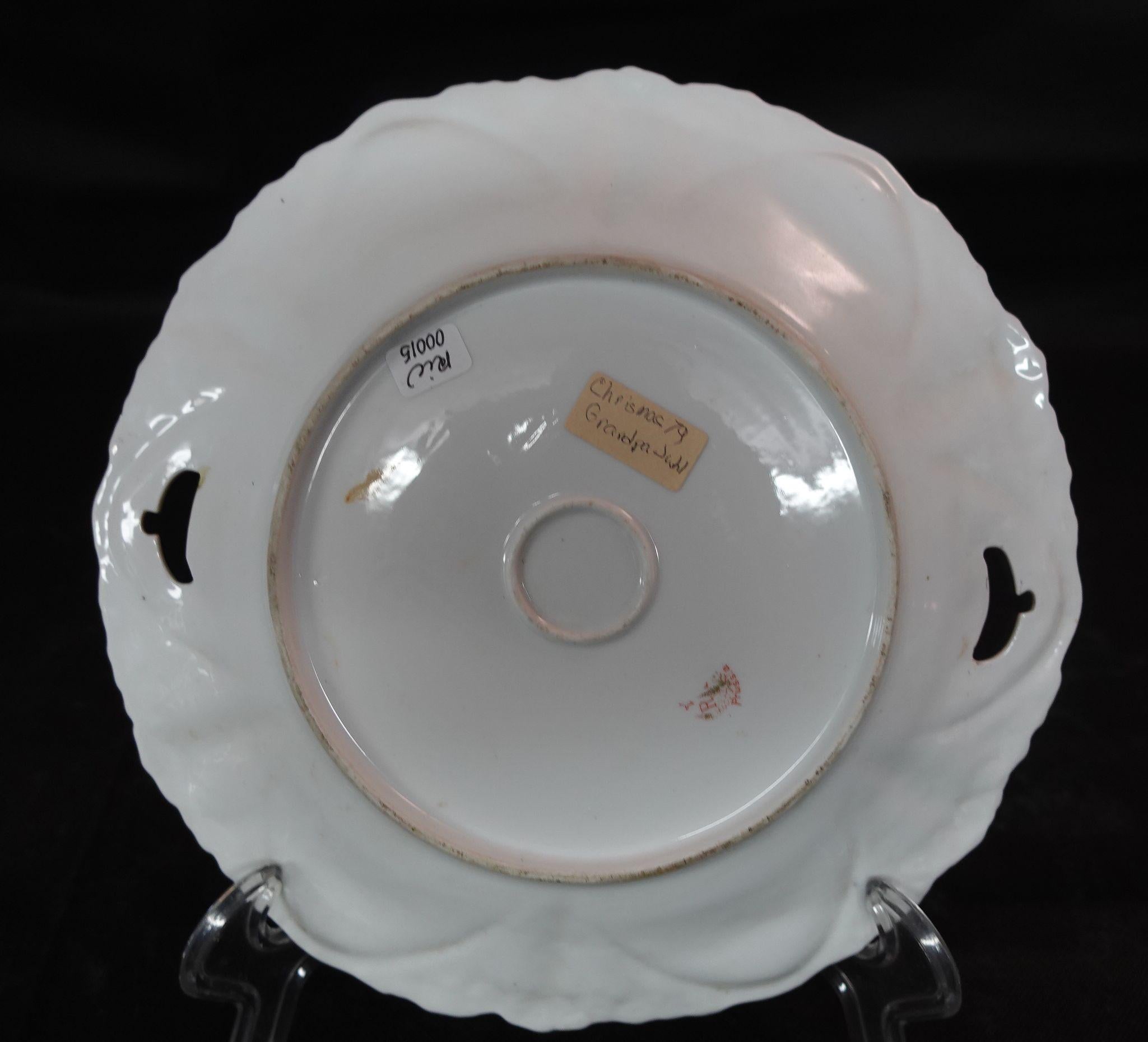 Antique RS Prussia German Porcelain Plate, #Ric00015 For Sale 2