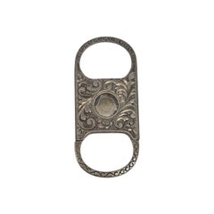 Antique RS Sterling Silver Cigar Cutter #22835