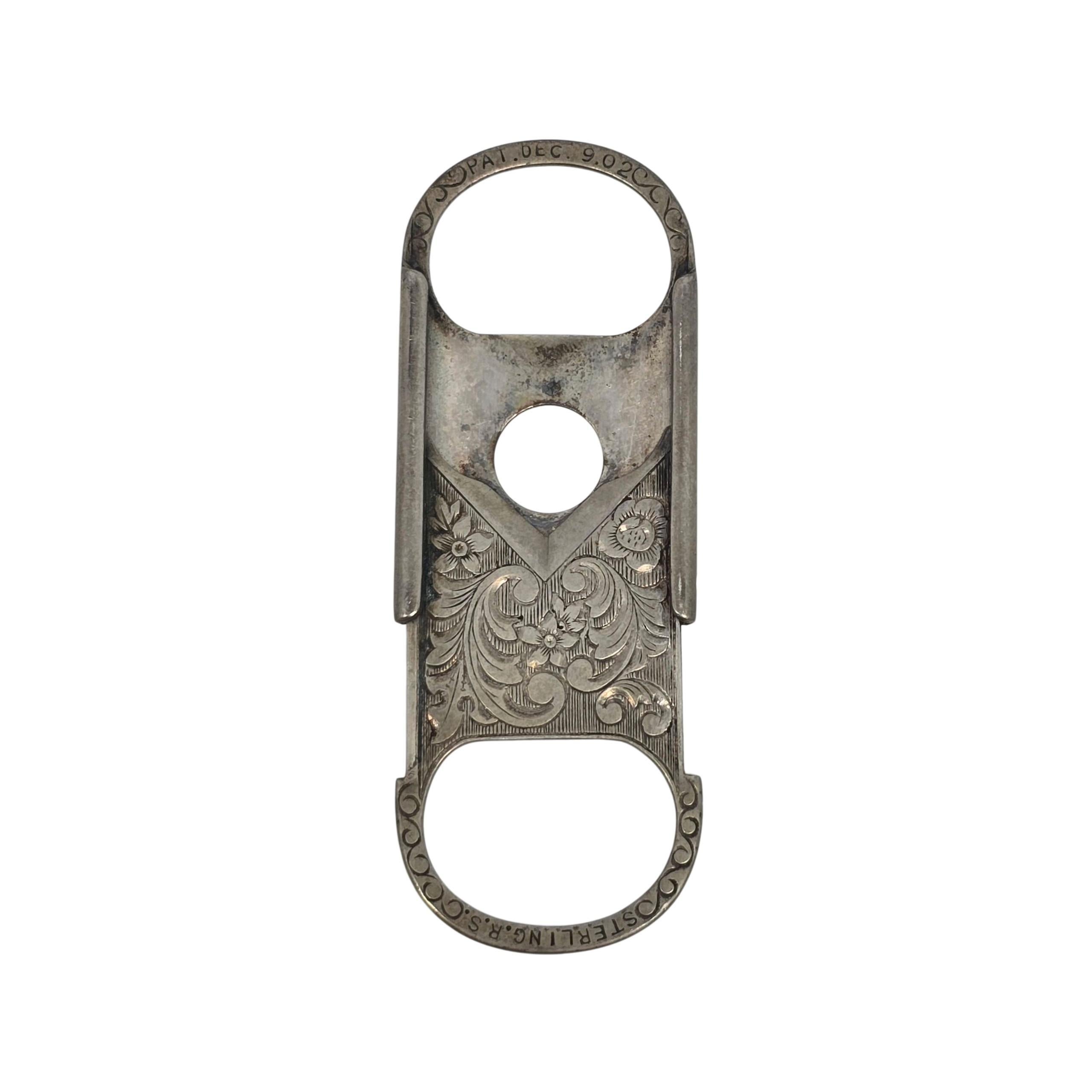 Coupe-cigare antique en argent Sterling RS #22835 Pour hommes en vente