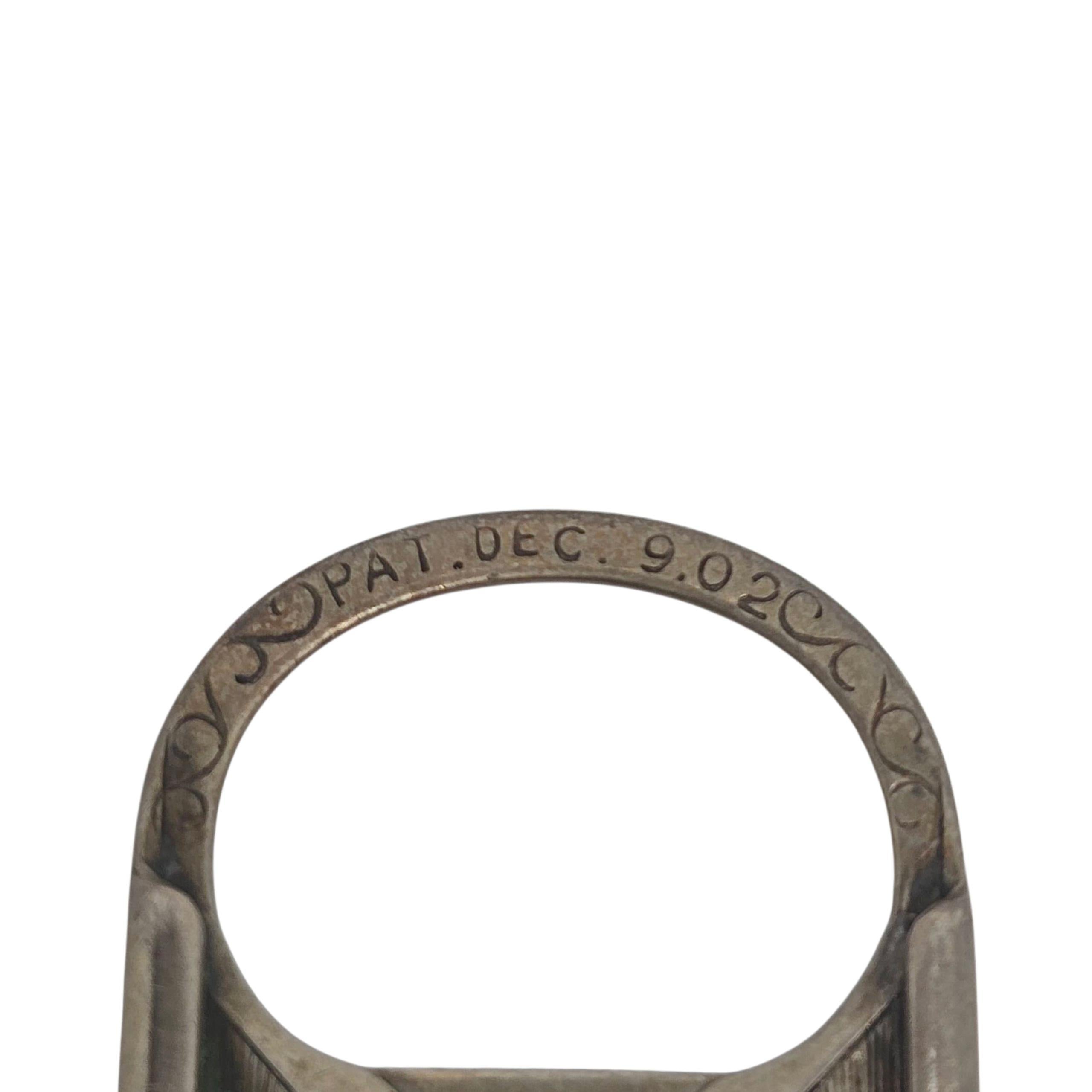 Coupe-cigare antique en argent Sterling RS #22835 en vente 4