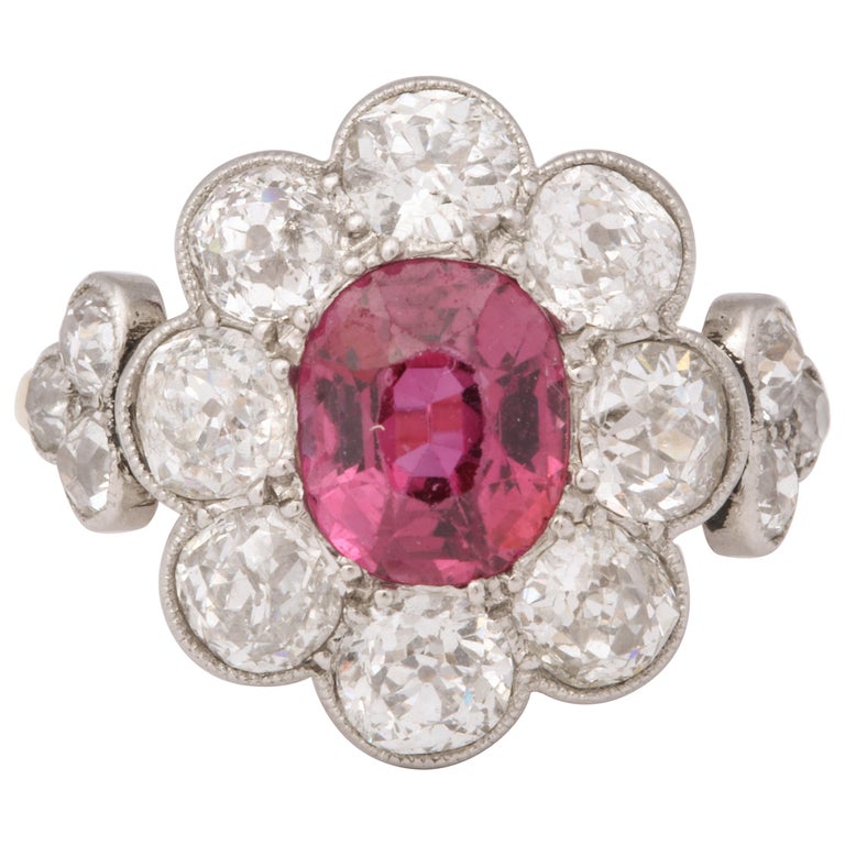 Antique Ruby and Diamond Ring For Sale at 1stDibs | old ruby rings for sale,  ruby and diamond ring vintage, vintage ruby and diamond ring