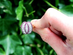 1920s Ruby and Diamond Yellow Gold and Platinum Engagement Ring