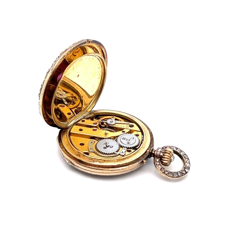 Antique Ruby Diamond Pendant Watch For Sale at 1stDibs ruby's