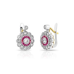 Antique Ruby Earrings