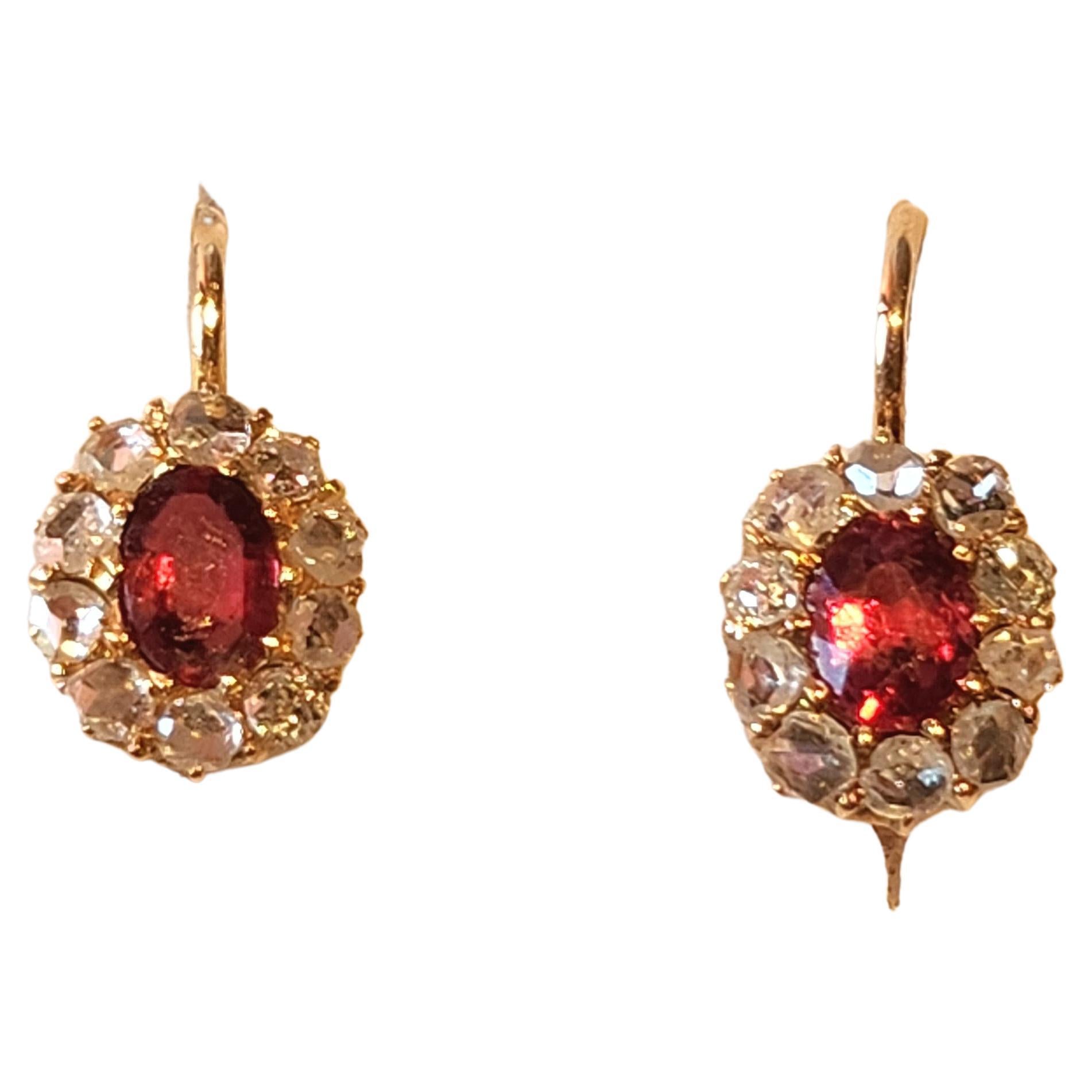 russian earrings gold