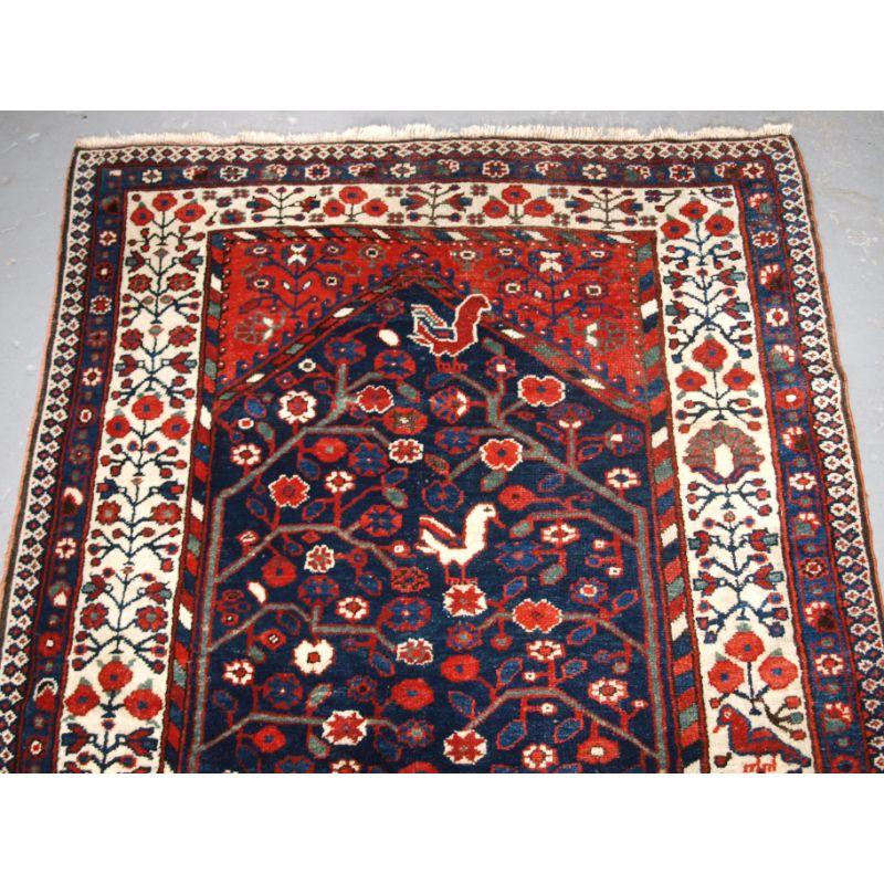 Asian Antique Rug by the Luri Tribe For Sale