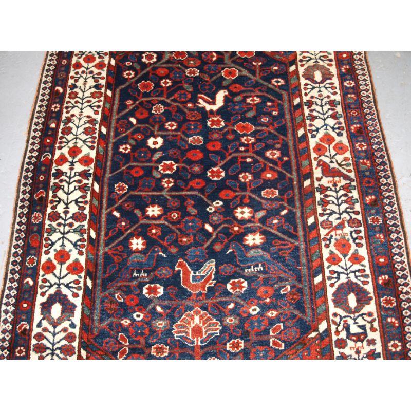Antique Rug by the Luri Tribe In Good Condition For Sale In Moreton-In-Marsh, GB