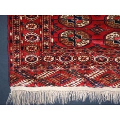 Antique Rug By The Tekke Turkmen, Full Pile, Circa 1900