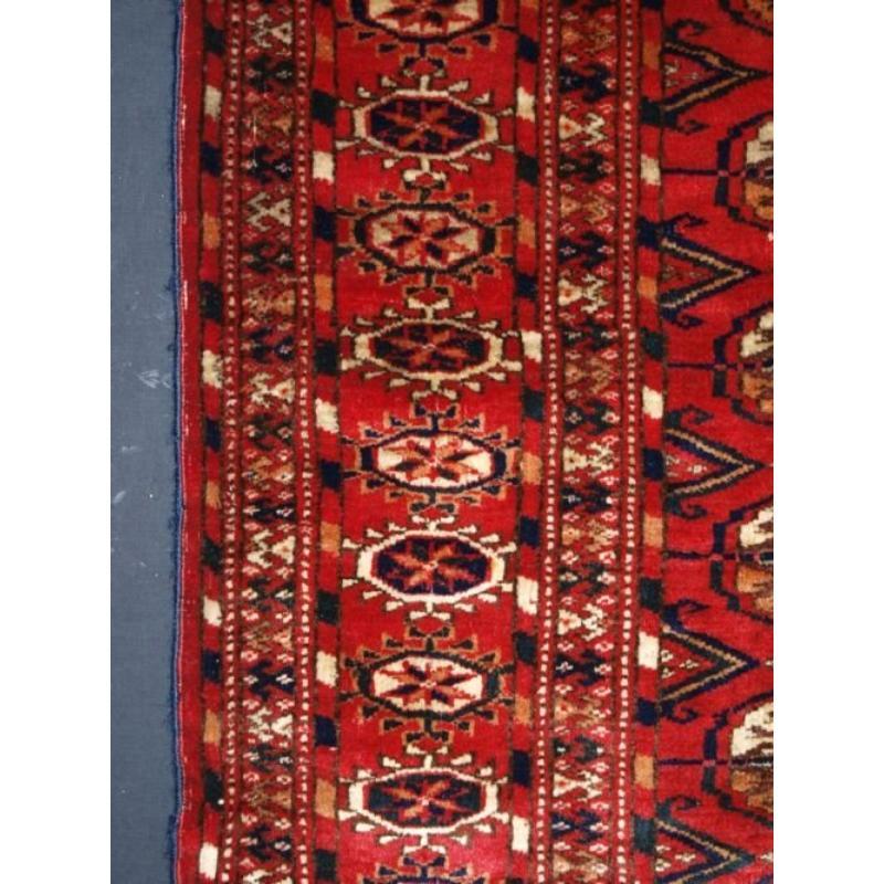 Turkmène Tapis ancien turkmène Tekke, à poils longs, vers 1900 en vente