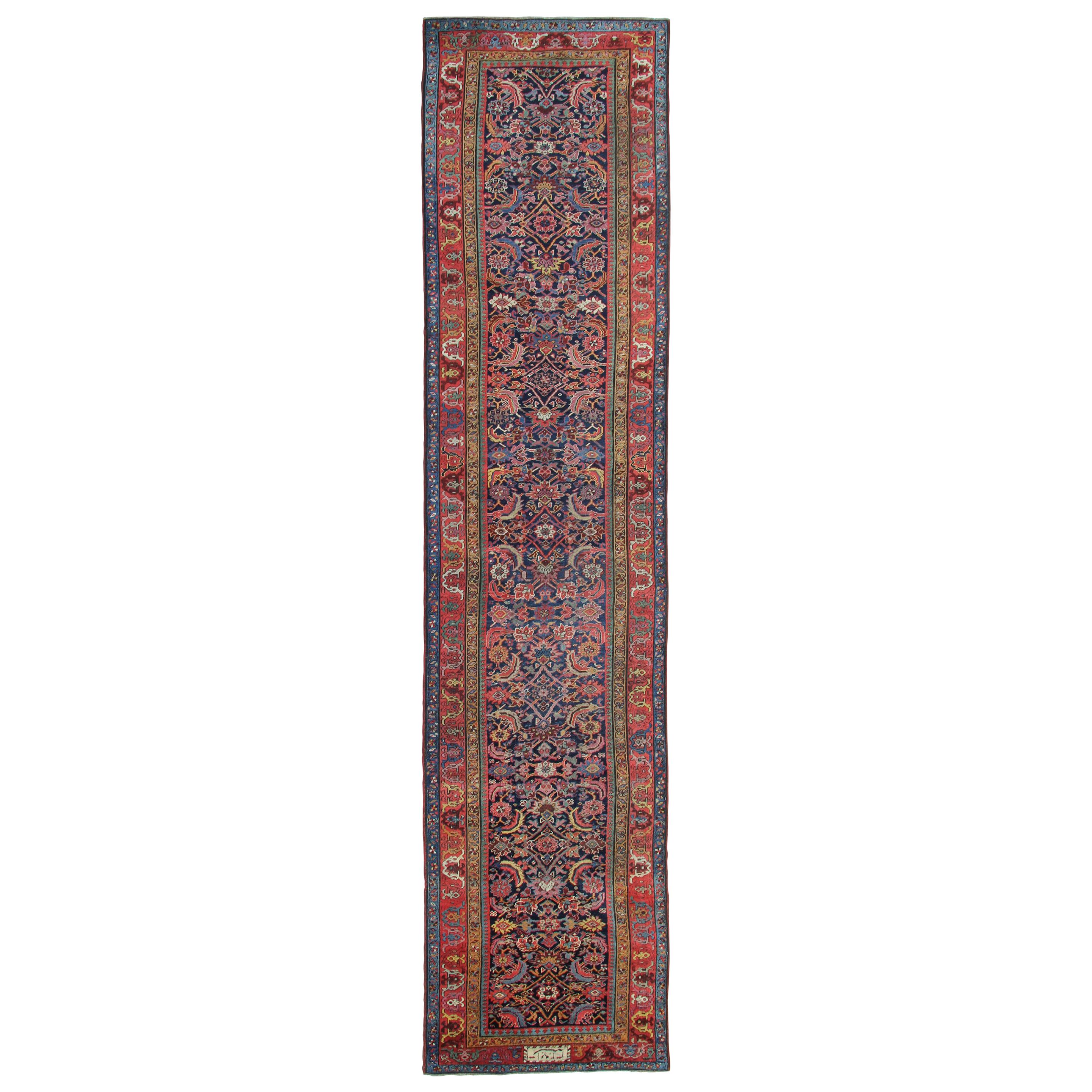 Seltener antiker kaukasischer Teppich, handgefertigter Teppich, Wohnzimmer-Teppich, Stair-Läufer