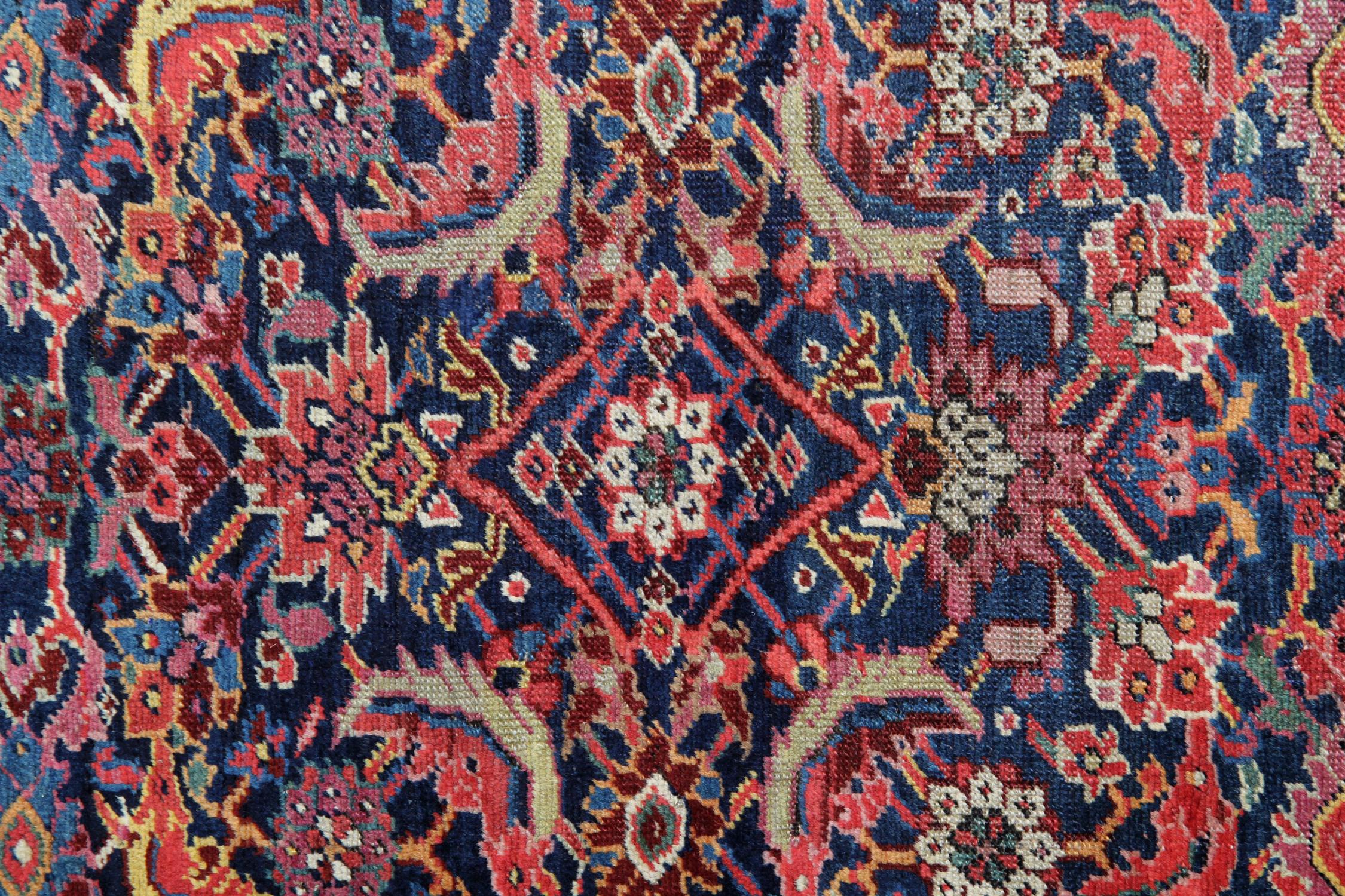 Late 19th Century Rare Antique Rug Caucasian Runner Handmade Carpet Living Room Rugs Stair Runner For Sale