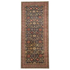 Antique Rug Floral Handmade Rug Oriental Caucasian Carpet Kuba Living Room Rug