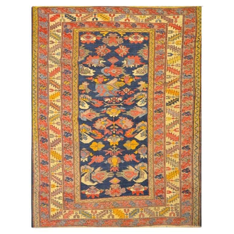 Antique Classic Rug, Design of Palmts, Flowers and Branches For Sale at ...