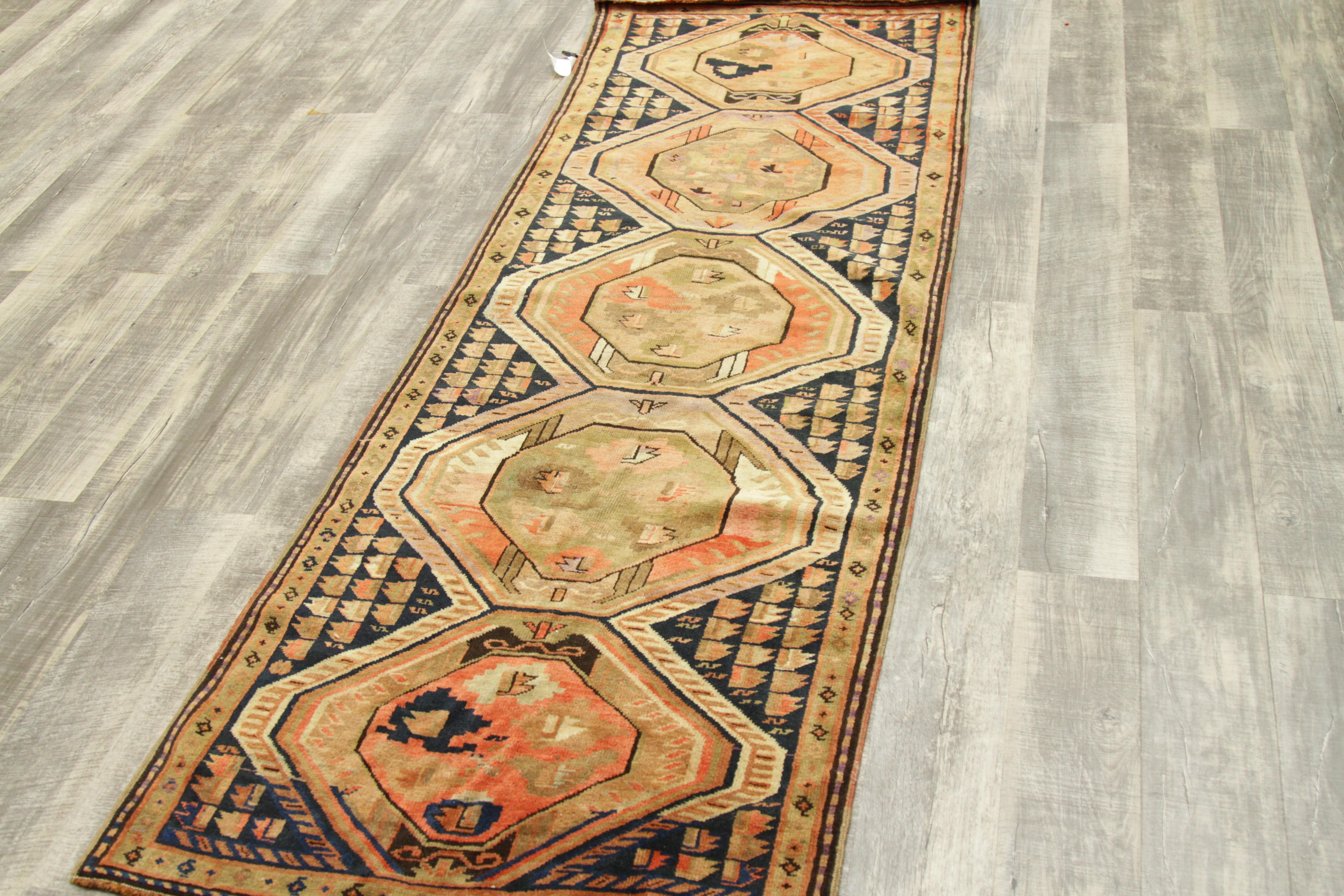 Antique Rug of Russian Origin in Karabakh Design with Unique Colors, circa 1910s For Sale 3