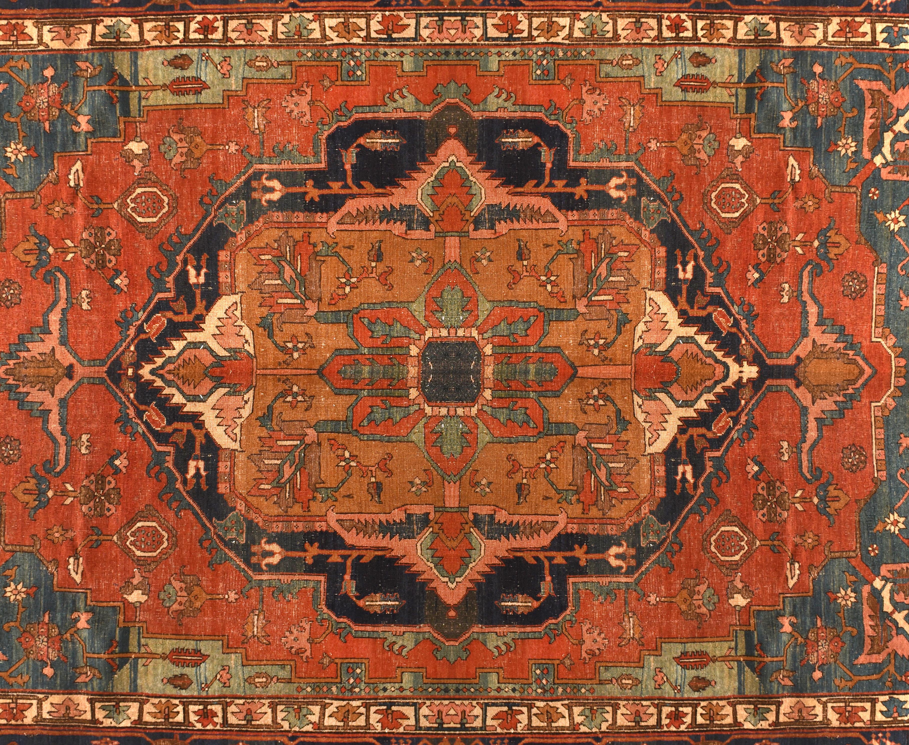 Antique hand-knotted Bakshayesh Persian rug

Bakshayesh is a small village in the Iranian Azerbaijan region, located southwest of Heriz. The area is mostly known for its late 19th-century carpet production, which includes large-sized rugs with