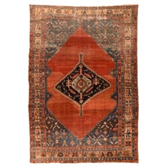 Antiquities Rug Persian Bakshayesh Hand Knotted, circa 1890