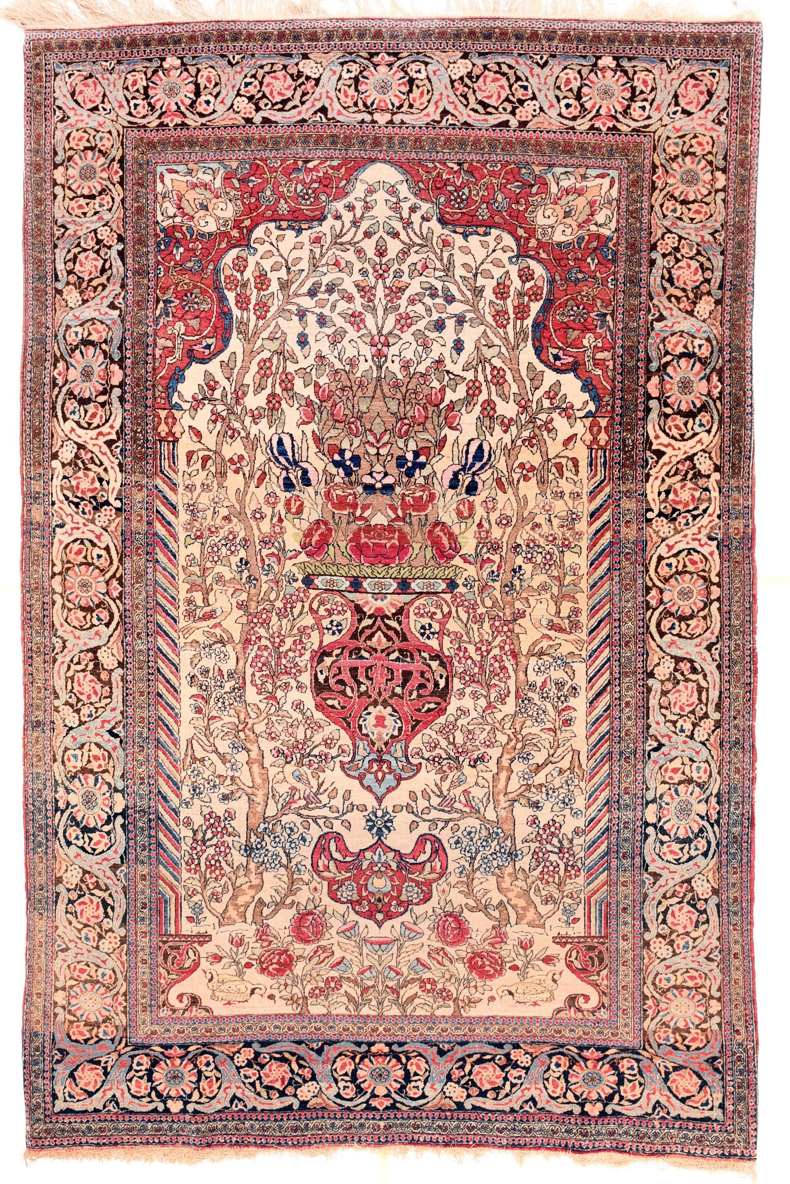 Persian Antique Kerman 4'6