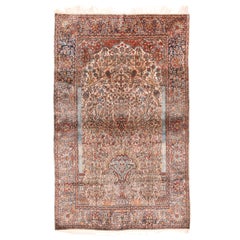 Antike persische Mohtasham Kashan-Seidenschal
