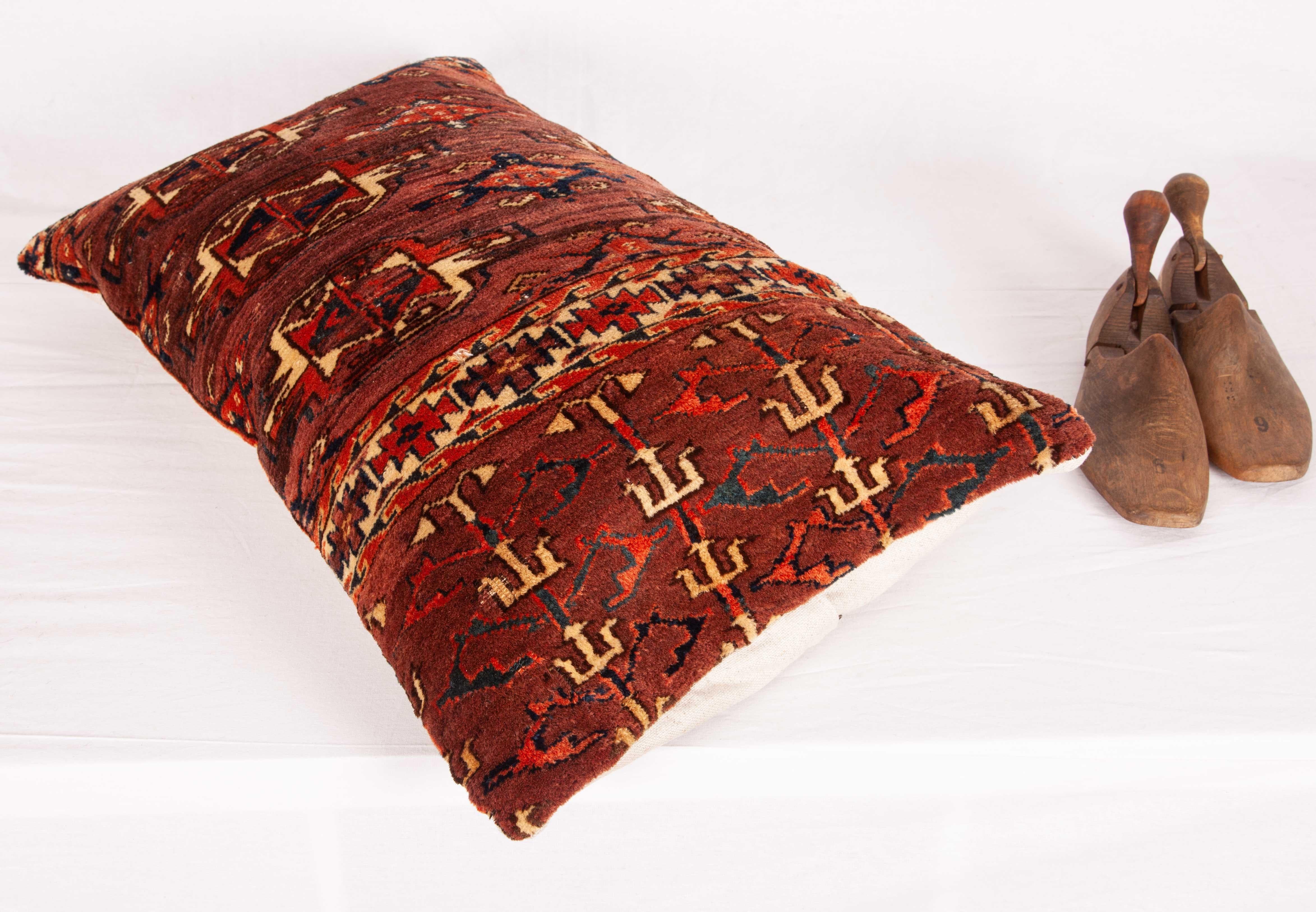 Antique Tekke Yomud Yomut Saryk Chuval Rug Bag Face, Turkmen Rug, Turkoman Rug 2’6”x3’9”