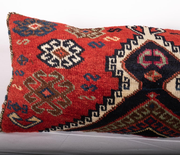 Antique Rug Pillow Case Made from an East Anatolian Rug Fragment, 19th Century For Sale at 1stDibs