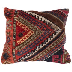 Antique Rug Pillow Case Made from an East Anatolian Rug Fragment, 19th Century