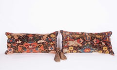 Antique Rug Pillow Cases Fashioned from a 19th Century, Caucasian Kuba Rug