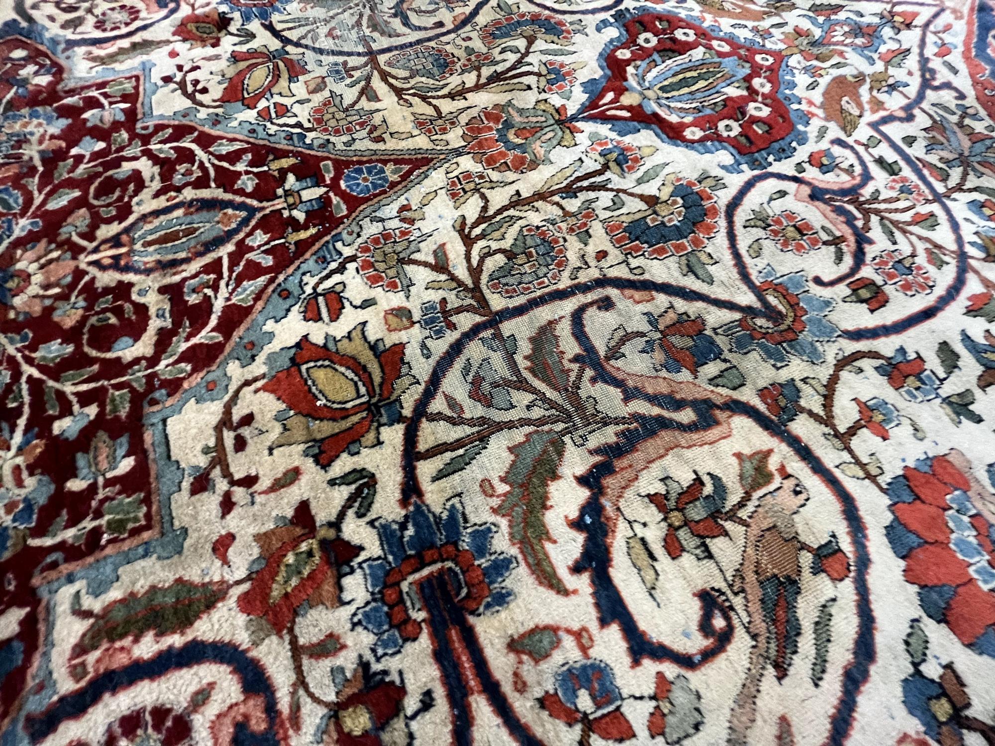 Azerbaïdjanais Tapis traditionnel ancien tapis grand format en laine pour salon en vente