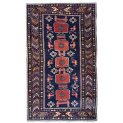 Tapis anciens du Caucase Tapis traditionnel caucasien, Tapis oriental fait à la main, Tapis de zone