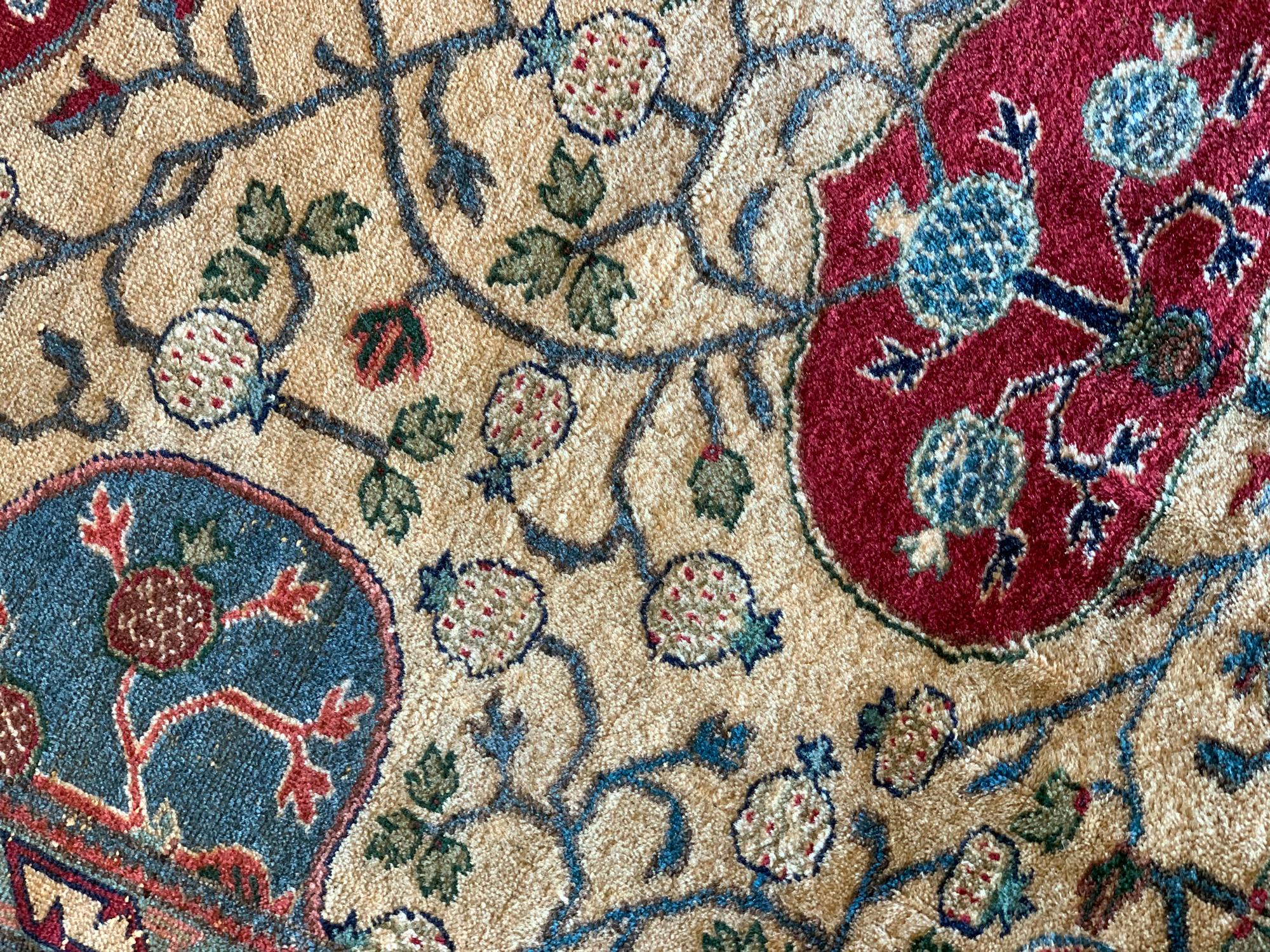 Wool Antique Rugs Central Asian Khotan Carpet Handmade Oriental Area Rug For Sale