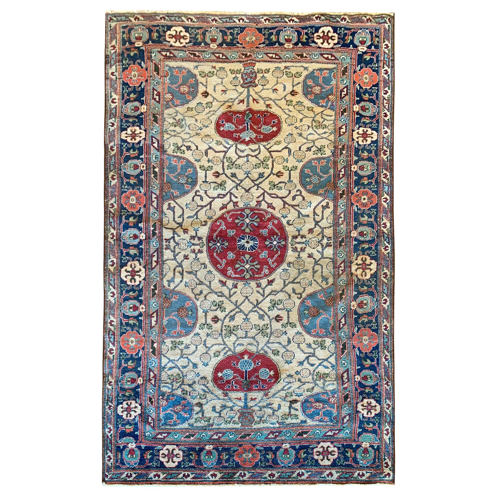 Antique Rugs Central Asian Khotan Carpet Handmade Oriental Area Rug