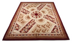 Antique Rugs Floor Area Art Deco Rugs, Handmade Carpet Oriental Rugs for Sale