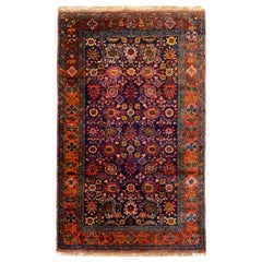 Antique Rugs Hand-Knotted Wool Area Oriental Traditional Floral Carpet