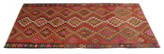 Antique Rugs Vintage Oriental Rug Handwoven Carpet  Turkish Kilim Rug Runner