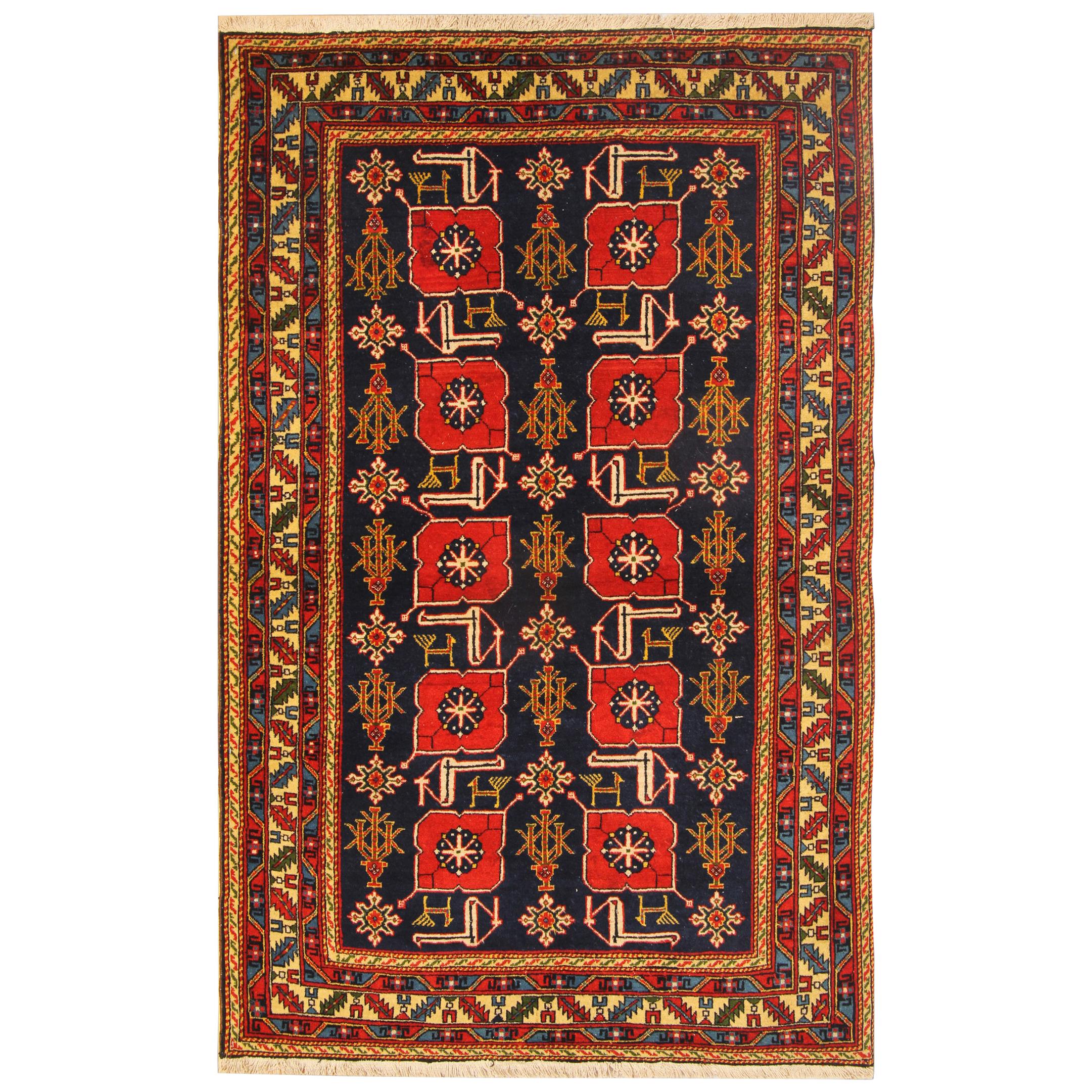 Antique Rugs, Karabagh Antique Oriental Rugs, Caucasian Carpet