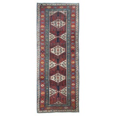 Antique Rugs, Kazak Rug, Handmade Carpet Runners Oriental Rug from Caucasus