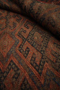 Antike Teppiche Kilims Handgefertigter Teppich aus kaukasischem Kelim