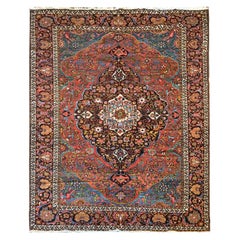 Antique Rugs Oriental Caucasian Livingroom Carpet, Handmade Area Rug