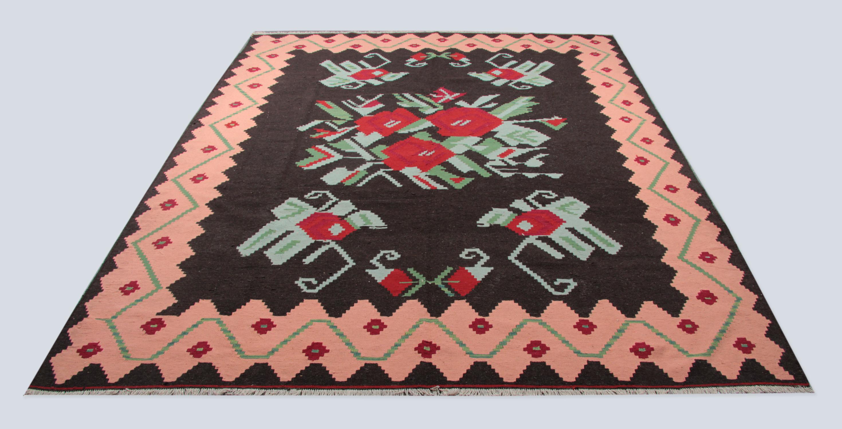 Armenian Antique Rugs Oriental Kilim Rugs, Traditional Rugs, Handmade Carpets for Sale For Sale