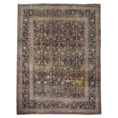 Antique Rugs Oriental Wool Carpet Traditional Blue Area Rug Antique Rugs Oriental Wool Carpet Traditional Blue Area Rug