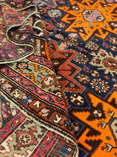 Tappeti antichi Tappeti orientali in lana geometrici Kazak in vendita