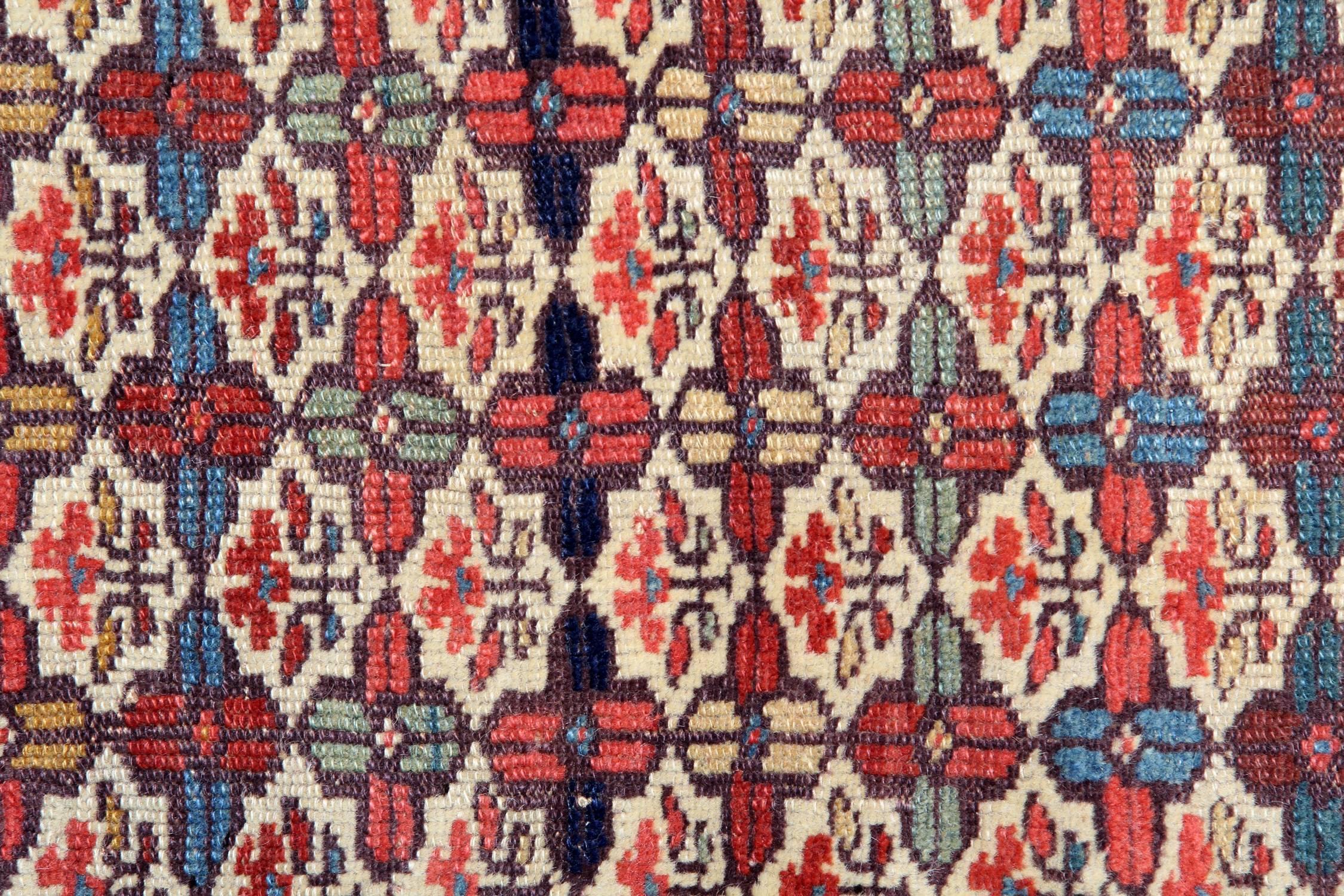 Caucasian Antique Rugs, Runner Rugs Handmade Carpet Oriental Rugs, Shirvan Carpet Runners For Sale