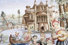 Vintage Rugs, Tapestry Flemish Wall Decoration Object, Decorative Rugs for Sale