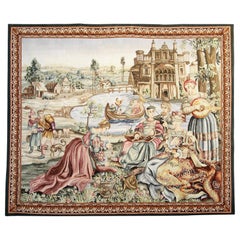 Antique Rugs, Tapestry Flemish Wall Decoration Object, Decorative Rugs for Sale