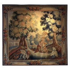 Antique Rugs, Tapestry Flemish Wall Decoration Object, Decorative Rugs