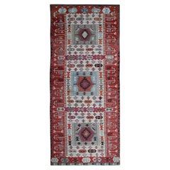 Antique Rugs Traditional Turkish Kilim Rug Oriental Wool Area Rug Large Kilim