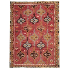 Antique Rugs, Turkish Kilim Rug, Sarkisla Carpet Rug from Anatolia