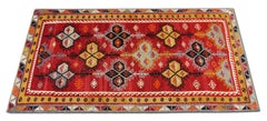 Antique Rugs, Turkish Kilim Rug, Sarkisla Handmade Carpet Oriental Rug for Sale