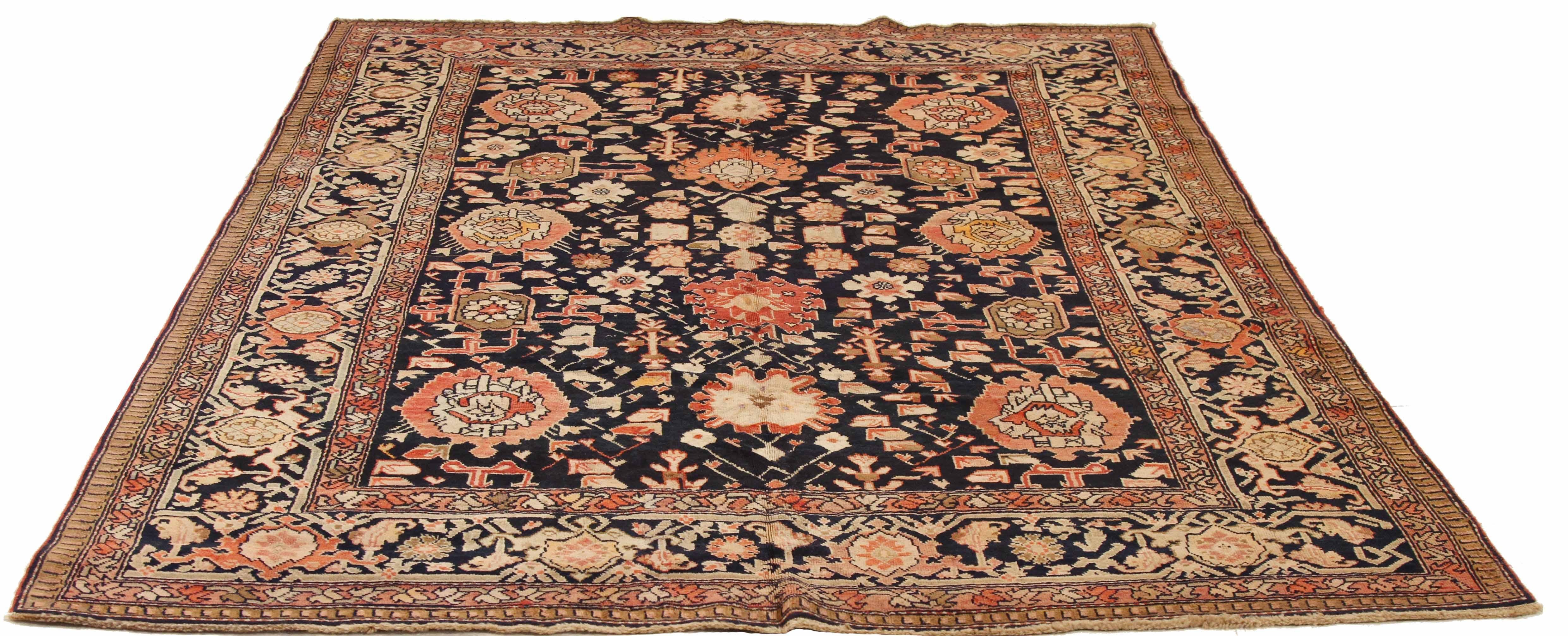 Other Antique Russia Area Rug Karabagh Design For Sale