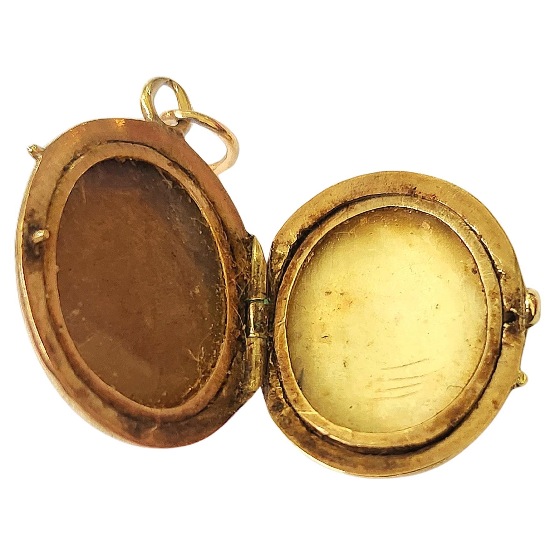 da uomo o donna Antico ciondolo russo in oro del 1800 in vendita