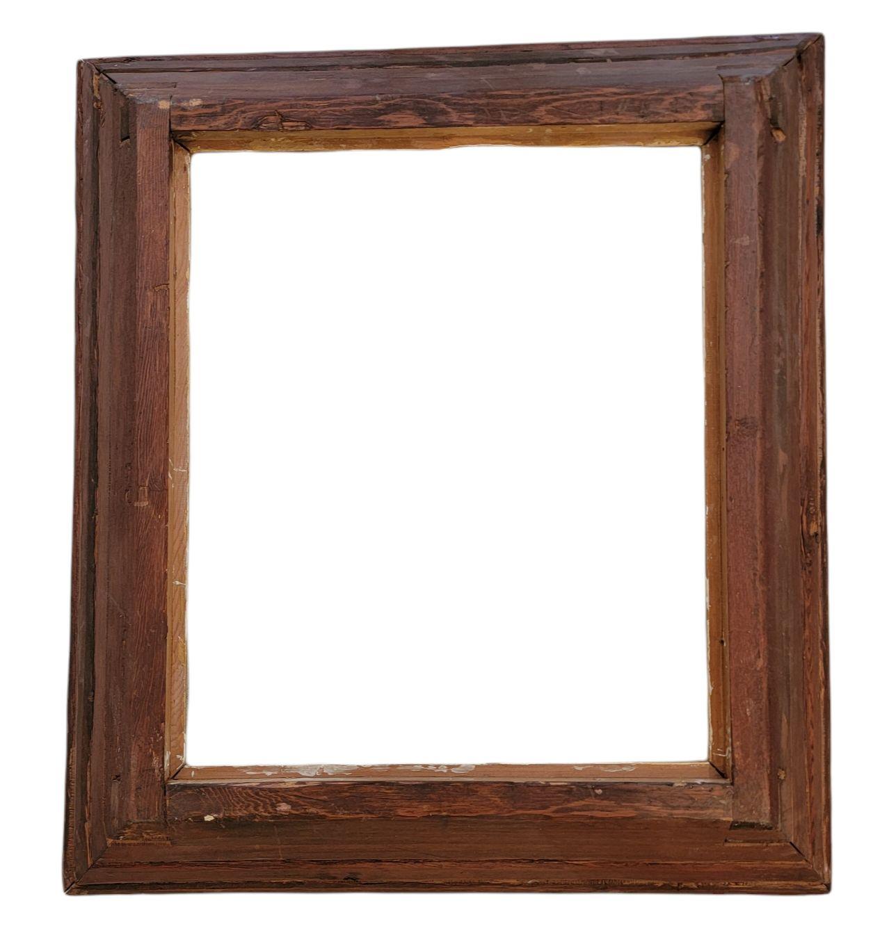 Antique Russian 24k Plt Wooden Frame In Good Condition For Sale In Pasadena, CA